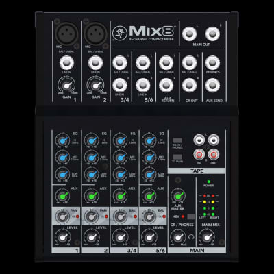 Mackie Mix8 8-Channel Compact Mixer image 4