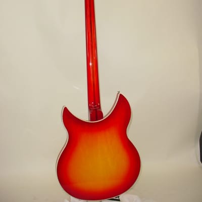 Rickenbacker 4005XC 90th Anniversary 4-String Electric Bass Guitar - Amber Fireglo image 12