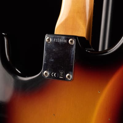 Fender Custom Shop Bonetone 1962 Stratocaster Journeyman Relic 3-Tone Sunburst image 10