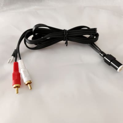 Phono Tonearm Cable 1,5mts - MDIN 5-pin to RCA w Ground image 3