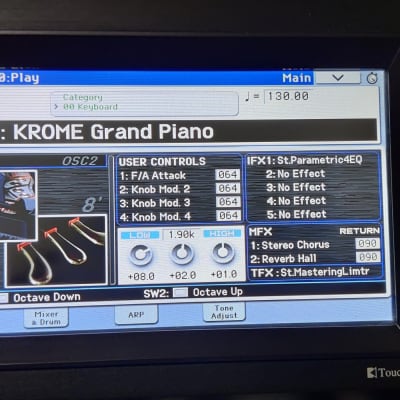 Korg Krome 61 Music Workstation (with Custom Padded Keyboard Gig Bag + Original Accessories) image 4