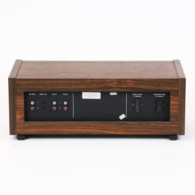 1970s Teac Tascam Recorder / Reproducer Faux Rosewood Laminated Cabinet Vintage 35-2 1/4” Stereo Analog Tape Machine Meter Bridge image 8