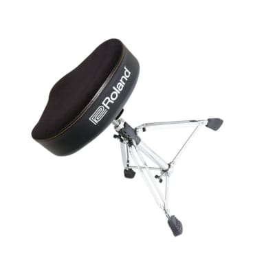 Roland RDT-S Saddle Drum Throne with 20-Inch to 27-Inch Height and Simple Height-Adjustment Collar image 5