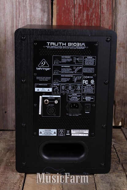 Behringer TRUTH B1031A High Resolution 2 Way Studio Monitor 8 | Reverb