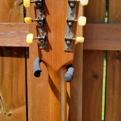 1960's Framus (Germany) Made Contessa Texan Flattop Acoustic Guitar Good Player Gigbag Included image 8