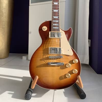 2015 Gibson Les Paul Traditional 100th Anniversary Flame Top - Honey Burst | USA ETune OHSC image 4