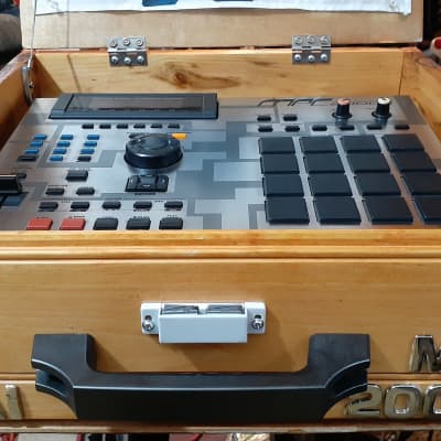 Akai MPC2000XL "Limited Edition" MIDI Production Center w/ upgrades in Mint Condition. Includes one of a kind Custom Protective Case with life size MPC 2000XL wood carved replica. image 20