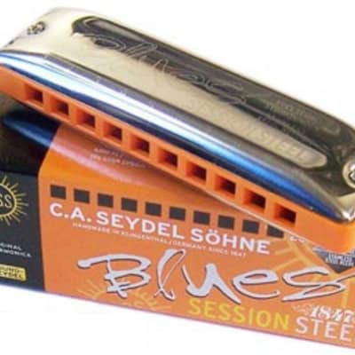 Seydel Blues Session Steel Harmonica, Key of Low C. New, with Full Warranty! image 1