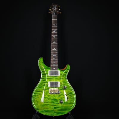 PRS Wood Library Custom 24 Fatback Quilt Maple 10 Top Stained Flame Maple Neck Brazilian Rosewood Eriza Verde 2023 (0359120 ) image 4