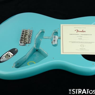 2019 USA Fender ERIC JOHNSON Strat BODY + HARDWARE American Tropical Turquoise image 6