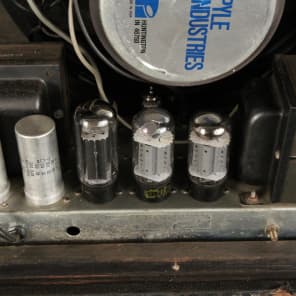 Sano Supersonic Tube Amp amplifier 1X12 + 2X8 speakers 1967 Black image 16