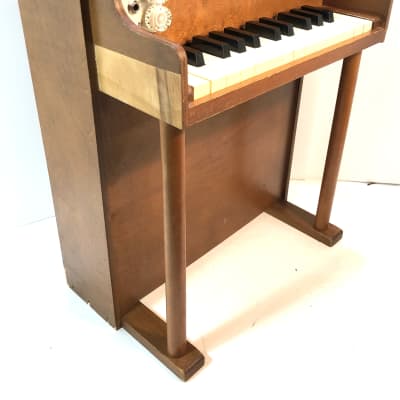 Electrified Jaymar toy piano electric circuitbent instrument The Upright 1970s Wood image 5