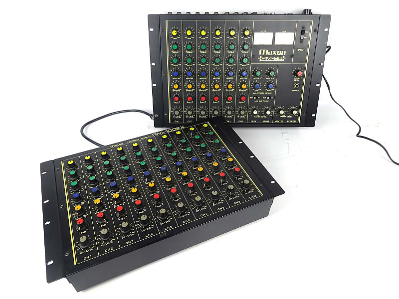 MAXON RM-60 + RM-100EX 6 Channel Audio Mixer / Expander Module
