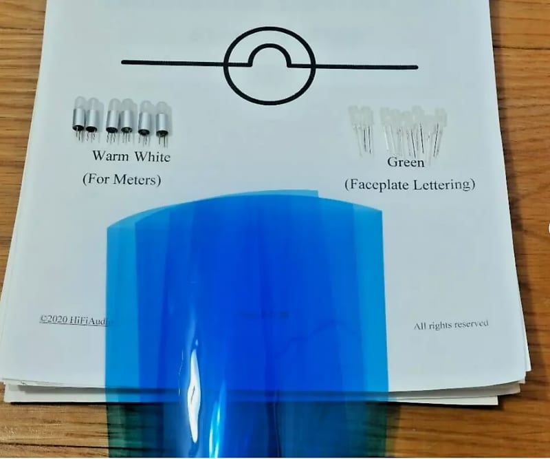 McIntosh MA6400 bulbs lamps lights  			