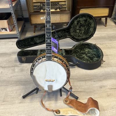Stelling Bellflower 5-String Resonator Banjo Handcrafted for sale
