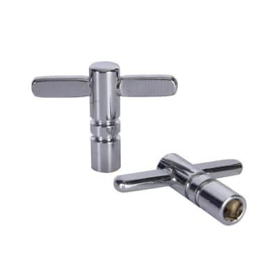 On Stage Chrome Plated Drum Tuning Key image 2