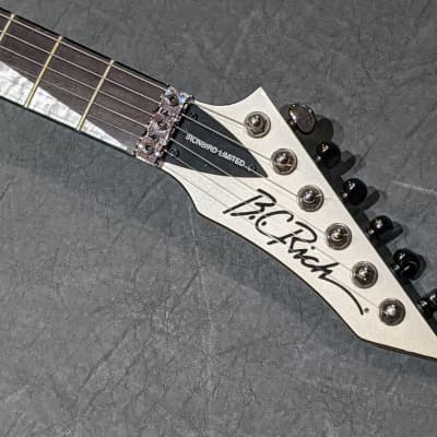 BC Rich 2008 Ironbird Limited Metallic Pearl White Guitar, Lightning Bolt Inlay, OHSC, Very RARE! image 8