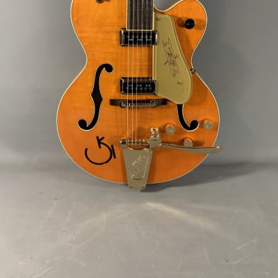 Gretsch G6120T-55 Vintage Select Chet Atkins Vintage Orange Stain Lacquer image 2