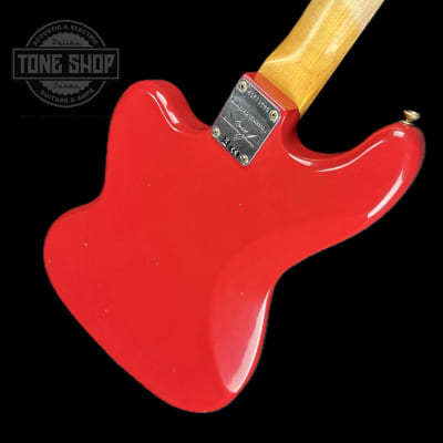Mint Fender Custom Shop Limited Edition Bass VI Journeyman Relic Aged Dakota Red w/case image 8
