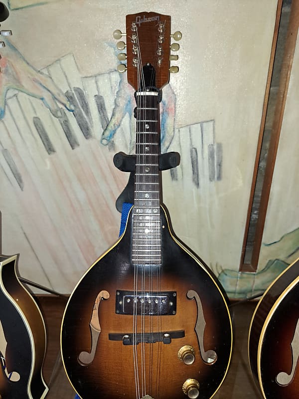 Gibson Mid 1960's Gibson A40 mandolin with Mini humbucker Reverb