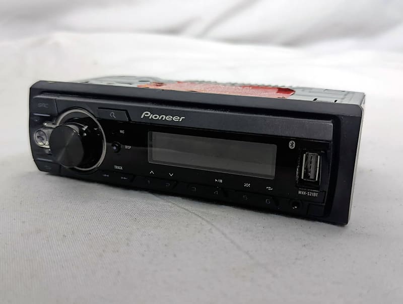 Pioneer MVH-S21BT Bluetooth Car Stereo Receiver AM/FM Radio Audio System  Single DIN Dash