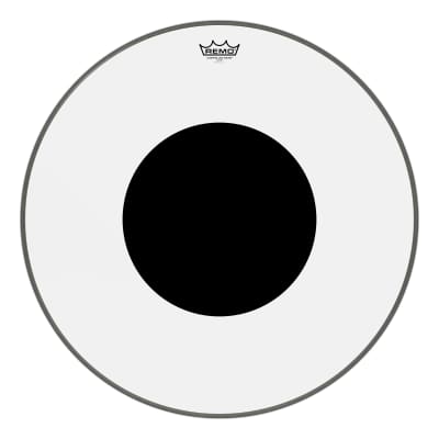 Remo 26" Controlled Sound Clear Bass Drumhead w/Top Black Dot