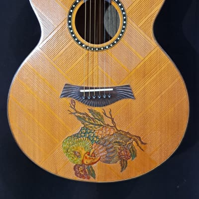 Blueberry Handmade Acoustic Guitar Grand Concert image 8
