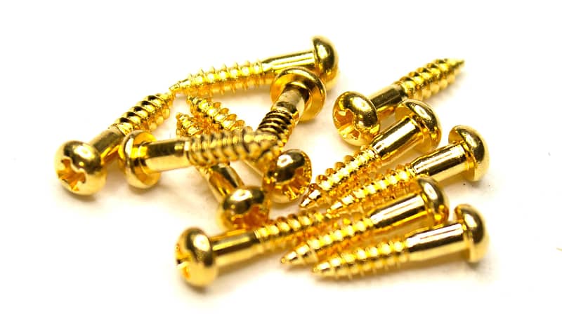 HOSCO WS-19G, self-tapping screw for pegs (2.4 x 12 mm), gold image 1