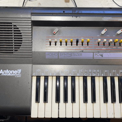 Antonelli Syntorgan 2445 Rare 80s Analog Mono Poly Organ Synth Rhythm Machine image 7