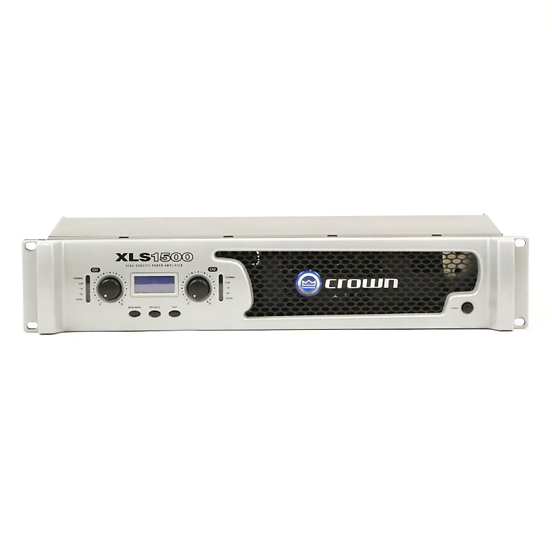 2013 Crown XLS 1500 Stereo Power Amplifier 250w 4 ohm Solid Reverb