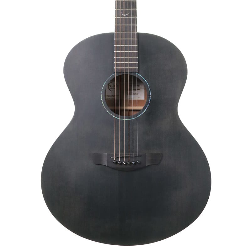 Faith Fknebk Naked Neptune Electro Acoustic Guitar Black Reverb