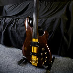 Ibanez  Musician MC940 Fretless  1982 Dark Walnut - Neck Thru image 5