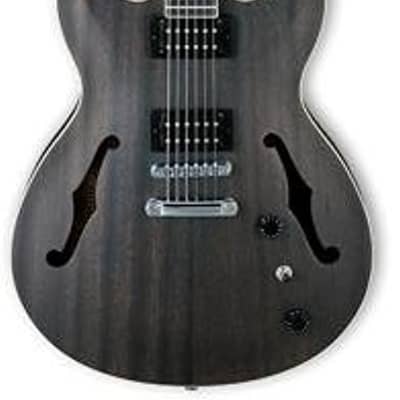 Ibanez Artcore AS53 Semi-Hollow Electric Guitar Flat Transparent Black image 1