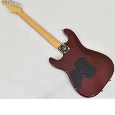Schecter CET USA Custom Shop Electric Guitar Black Cherry image 8