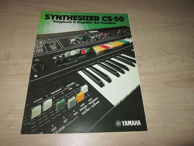 Yamaha CS-50 Brochure – 1975 - Original Vintage Synthesizer Catalog image 1