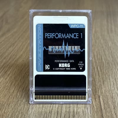 Korg Wavestation WPC-11 | Performance 1  // Voice ROM Card