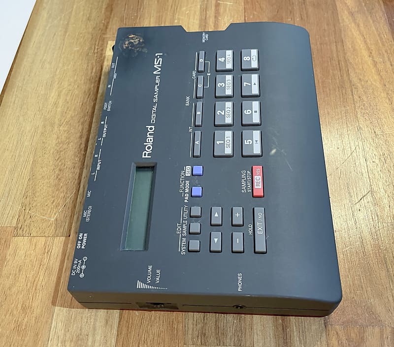 Roland MS-1 Digital Sampler Black 1990s