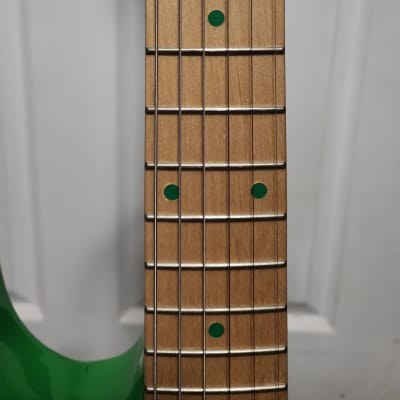 Final Price Drop! Fishbone Hello Kitty Stratocaster Green Sour Puss Guitar image 13