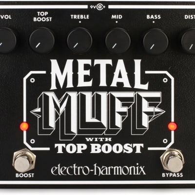 Electro-Harmonix Metal Muff with Top Boost Distortion Pedal image 8