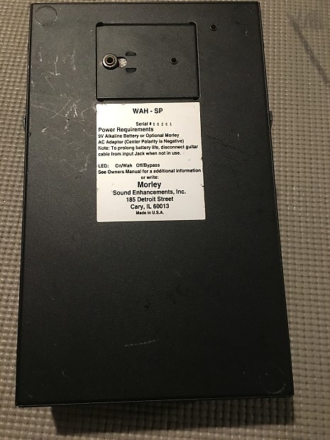 Morley Wah - SP Black | Reverb