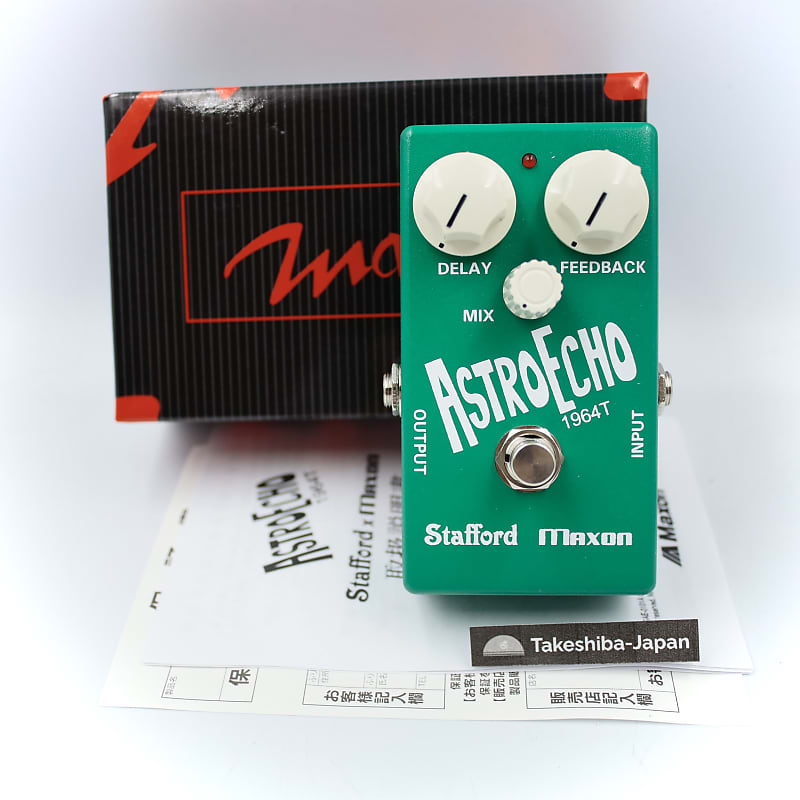 Maxon x Stafford 1964T Astro Echo With Original Box Made in Japan Guitar  Effect Pedal 12YAEX199