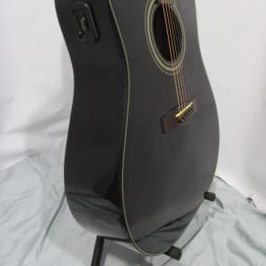 Fender DG-11E Acoustic/Electric Guitar, Black image 8
