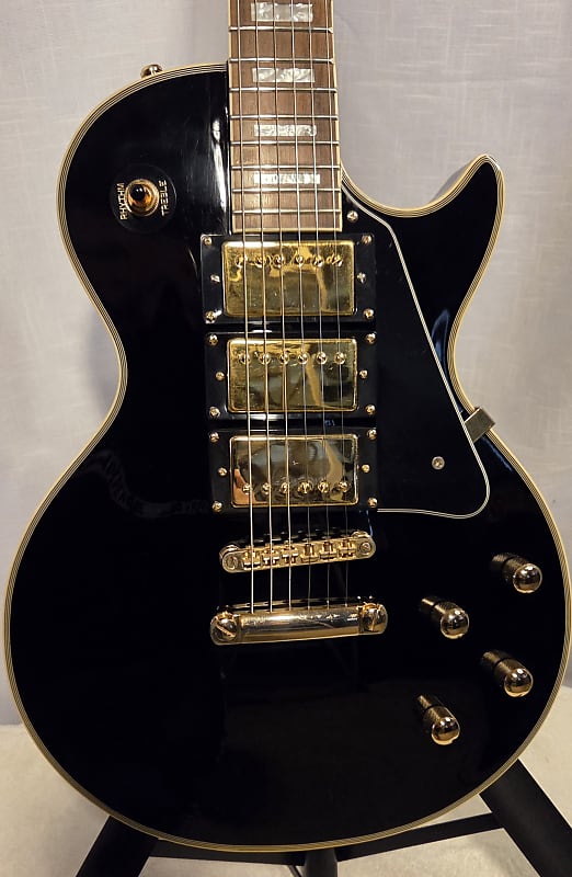 Epiphone Les Paul Custom Black Beauty 3-Pickup | Reverb