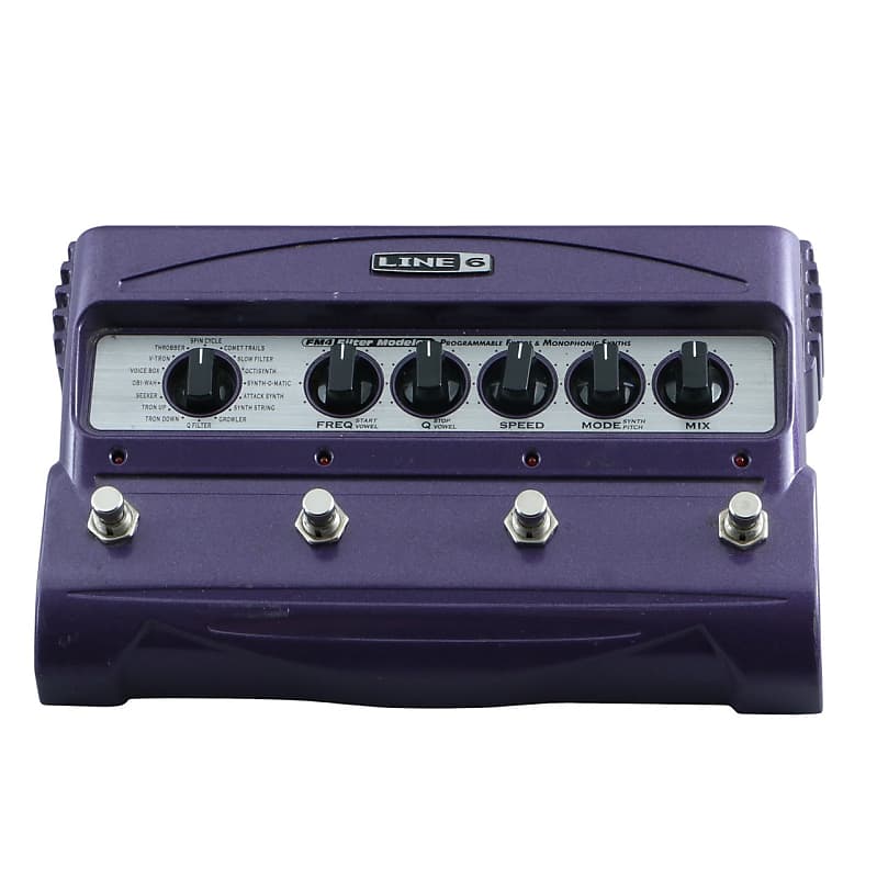 LINE 6 FM4 Filter Modeler 紫 Open Box Line 6 FM4 Filter Modeler Guitar Effects Pedal