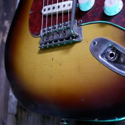 Keith Holland Custom S-ANS #1327 - Nitro 3-Tone Sunburst image 21