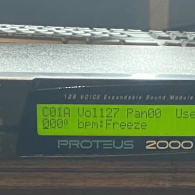 E-MU system Proteus 2000 Rackmount 128 voice sampler module 1998