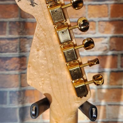 Fender 1997 Custom Shop Stratocaster 1958 Reissue Inca Silver Gold Hardware w/COA-Original Tweed Hard Case image 5