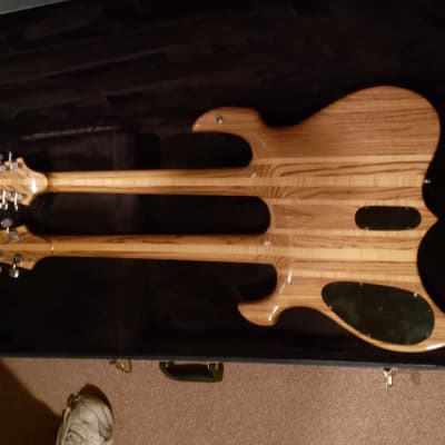 Lado Double Neck 1978-1980 Natural Zebra And Curly Maple image 4