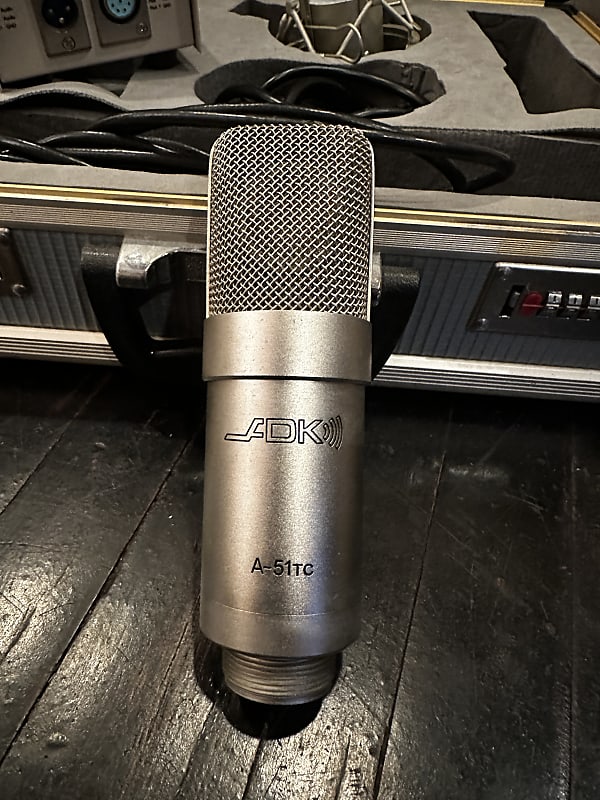 ADK A51TC Tube Condenser Mic + Hard Case + Power Supply Reverb UK