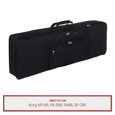 Gator Cases Keyboard Gig Bag fits Korg M3-88, PA-588, PA88, SP-280